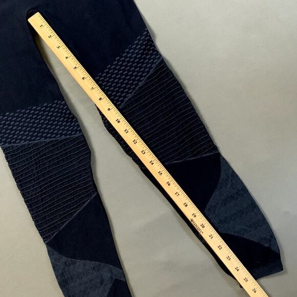 SPANX‎ Blue Seamless Moto Leggings in Indigo Sky Workout Activewear XL 50200R - Picture 5 of 8